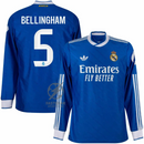 Real Madrid Third Bellingham 5 Fan Jersey Long Sleeve 2025/26