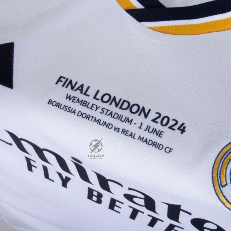 Real Madrid Toni Kroos 8 Home Fan Jersey 2023/24 Patch FIFA WCC Patch UCL UEFA Foundation Patches