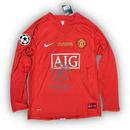 Retro Manchester United Long-sleeve Home Jersey 2007/08