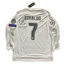 Retro Real Madrid 2015/16 Home Long Sleeve Final Milano 2016 Patches UCL 10 UEFA Respect