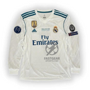 Retro Real Madrid Long-sleeve Home Jersey 2017/18