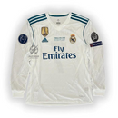 Retro Real Madrid Long-sleeve Home Jersey 2017/18