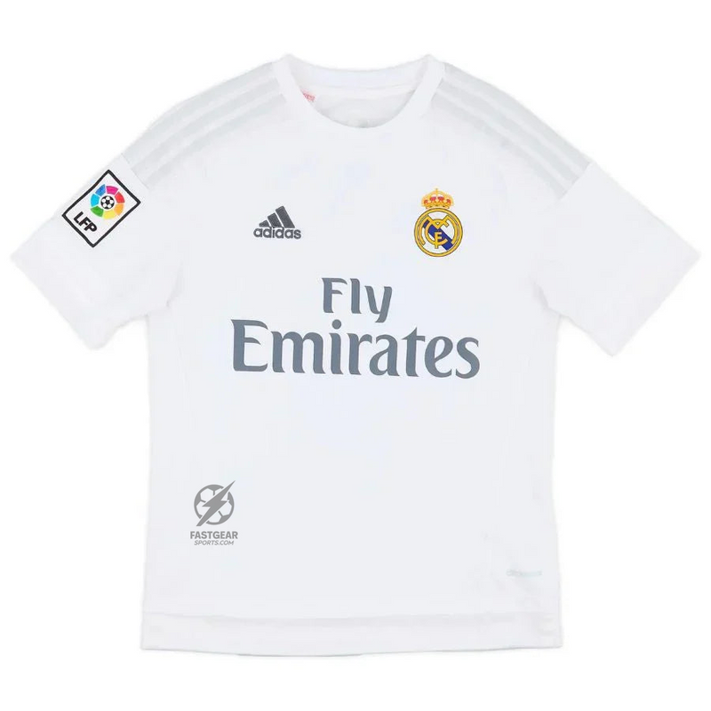 Sergio Ramos #4 Real Madrid Home Retro Jersey 2015/16