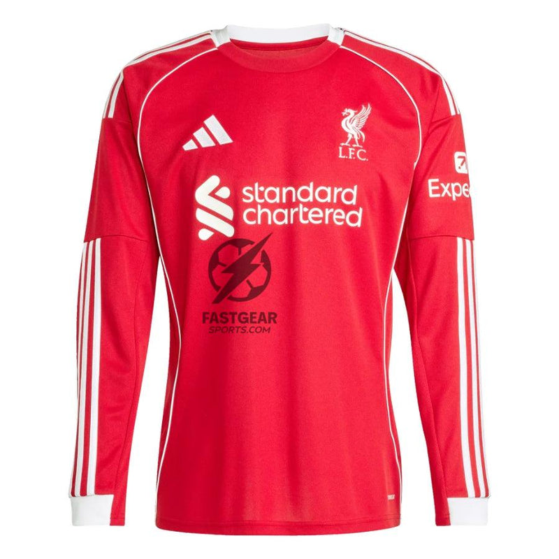 Liverpool Home Long Sleeve Fan Jersey 2025/26