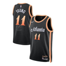 Trae Young Atlanta Hawks 22/23 Unisex NBA Jersey - City Edition - Black