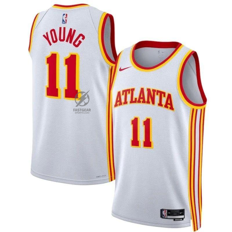 Trae Young Atlanta Hawks Unisex 2023 NBA Jersey - Association Edition - White