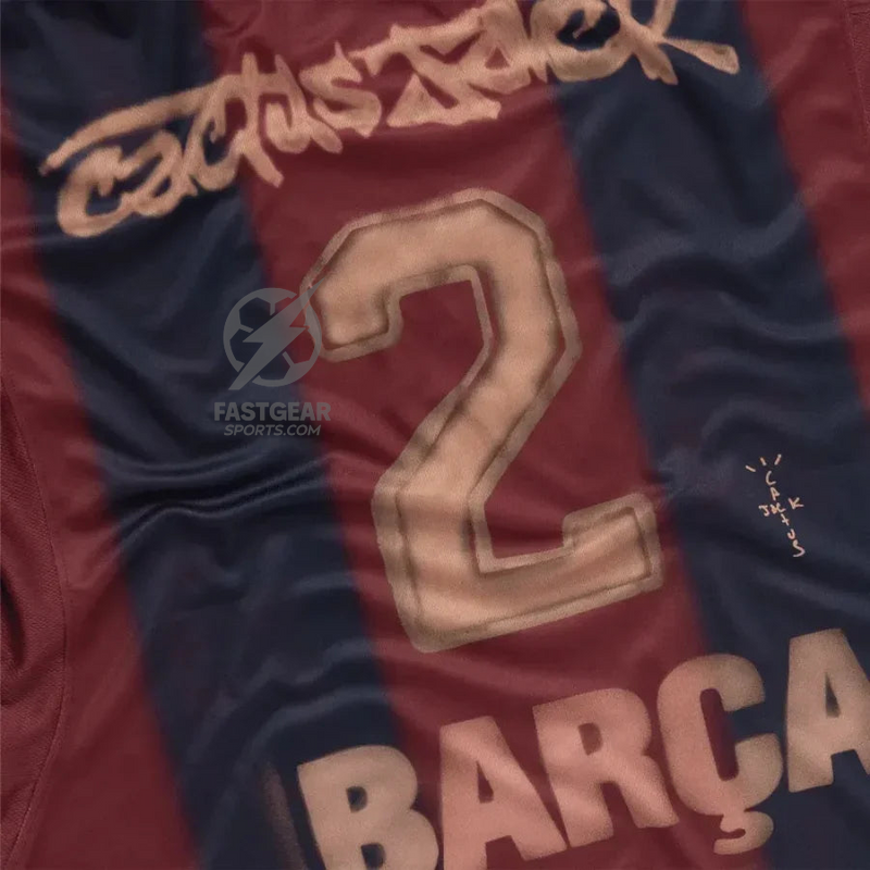 Travis Scott x FC Barcelona Retro 2000/01 Home Authentic Player