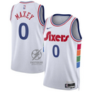 Tyrese Maxey 0 Philadelphia 76ers City Edition 24/25 NBA Jersey