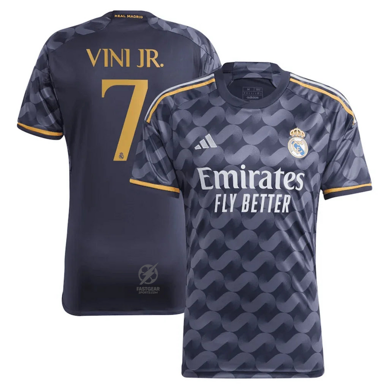 Vini Jr. 7 Real Madrid 2023/24 Away Jersey