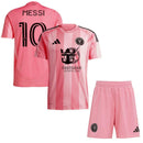 Kids Kit Inter Miami CF Lionel Messi 10 Home Fan Jersey 2025/26