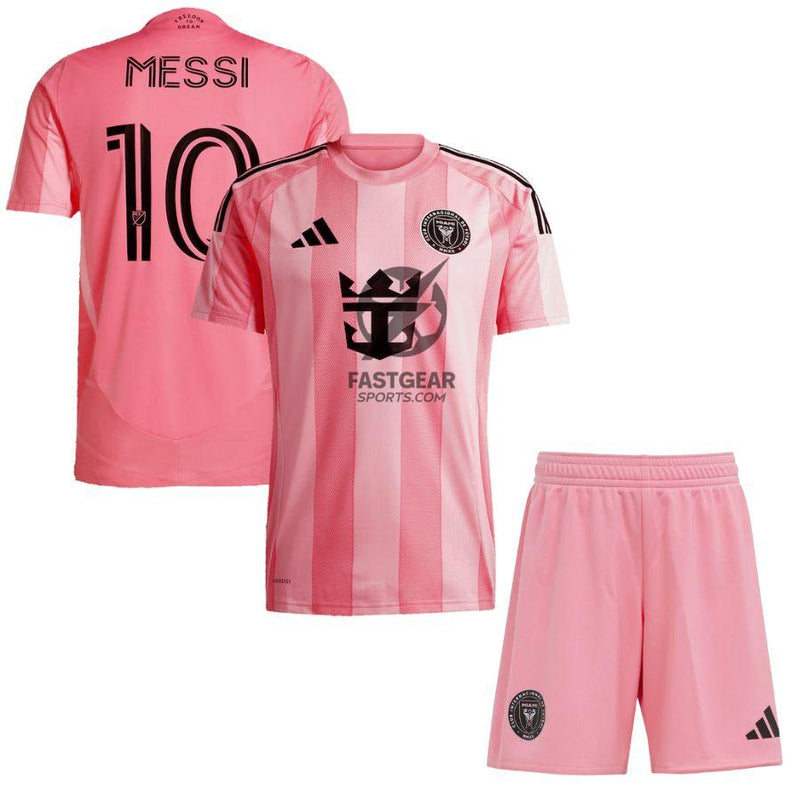 Kids Kit Inter Miami CF Lionel Messi 10 Home Fan Jersey 2025/26