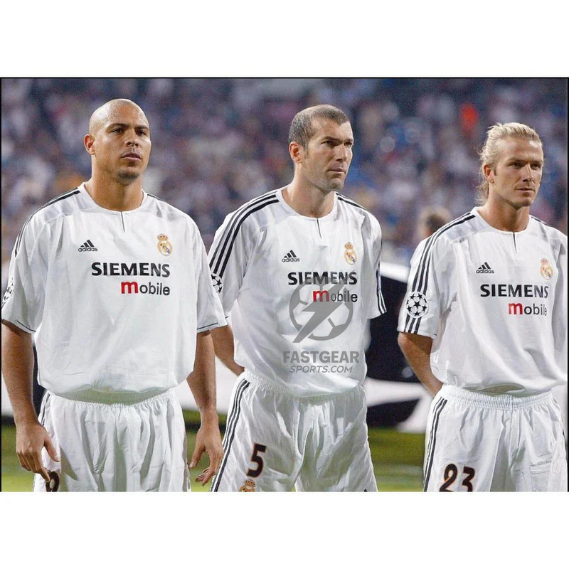 Zidane #5 Real Madrid Home Retro Jersey 2003/04