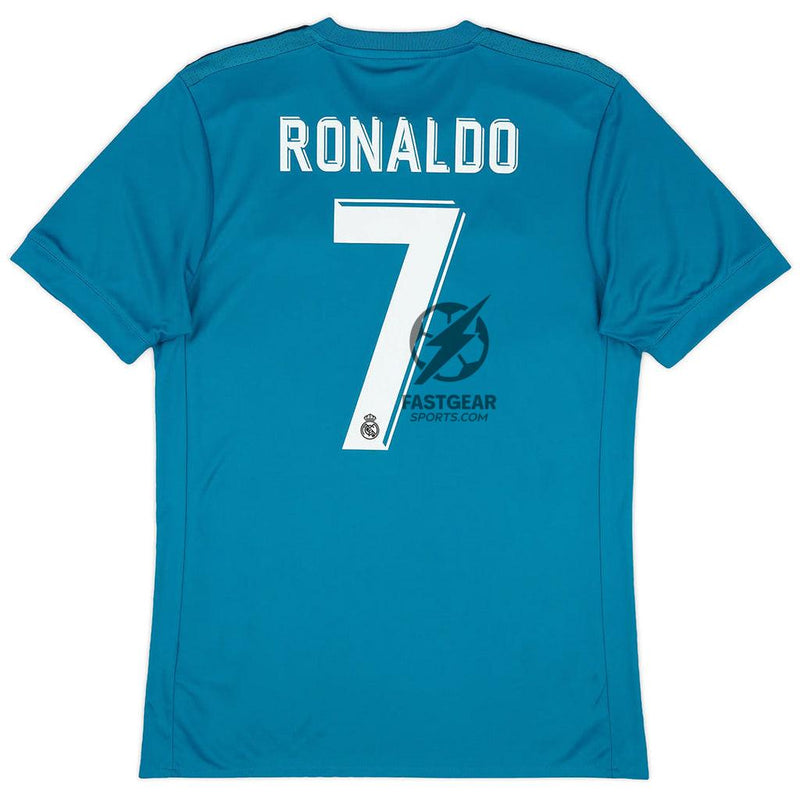 Cristiano Ronaldo #7 Real Madrid Third Retro Jersey 2017/18
