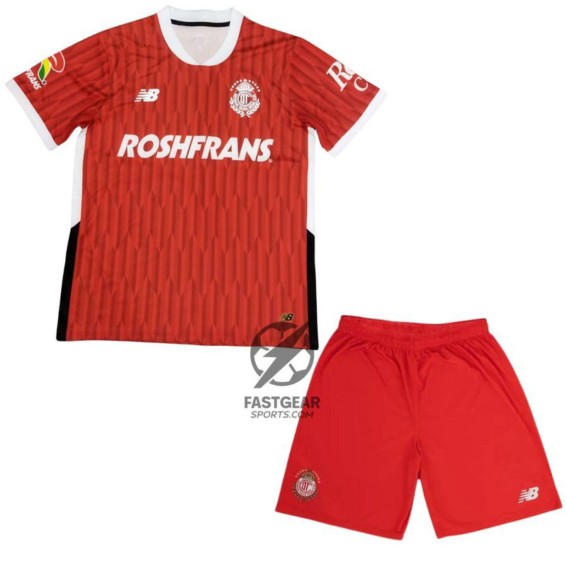 Kids KIT Deportivo Toluca Home Jersey 2024/25
