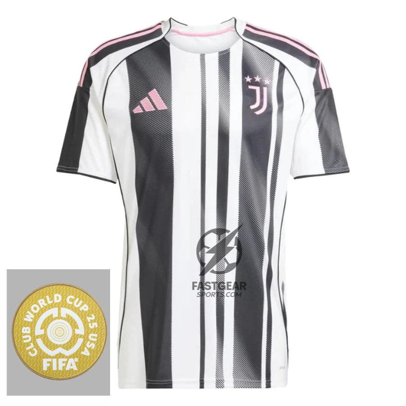 Juventus Home Fan Jersey 2025/26 Patch Club World Cup