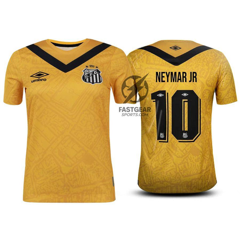 Santos Neymar JR 10 Third Fan Jersey Women's 2024/25