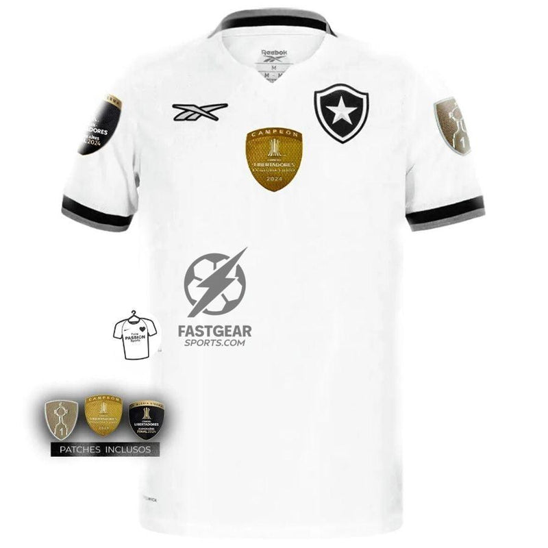 Botafogo Away Fan Jersey 2024/25 Patchs Campe?uo Libertadores