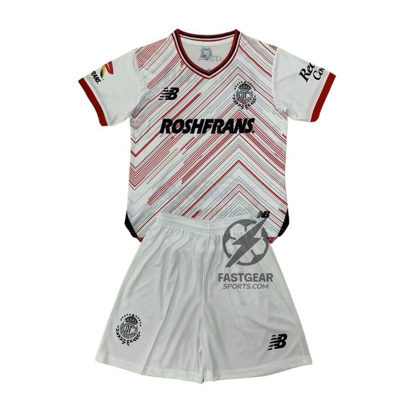 Kids KIT Deportivo Toluca Away Jersey 2024/25