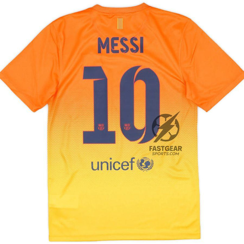 Messi #10 Barcelona Away Retro Jersey 2012/13