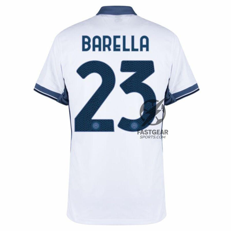 Inter Milan Barella 23 Away 2024/25 Patches UCL UEFA Foundation (Official Printing)