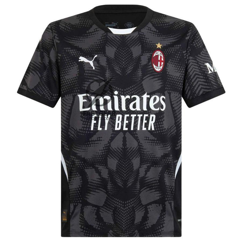 AC Milan GK Home 2024/25 Patches UCL UEFA Foundation (Official Printing)