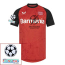 Bayer 04 Leverkusen Home Fan Jersey 2024/25 Patches UCL UEFA Foundation (Official Printing)