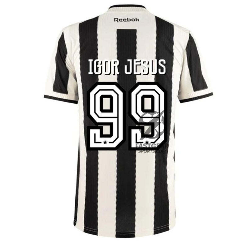 Botafogo Home fan Jersey 2024/25 Patchs Campeão Libertadores e Brasileiro + Todos Patrocinios