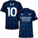 Arsenal Away Eze 10 Authentic Player Jersey Shirt 2025-2026