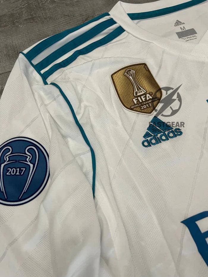 Retro Real Madrid Long-sleeve Home Jersey 2017/18
