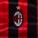 AC Milan Ronaldinho 80 Home Fan Jersey 2024/25 Patches UCL UEFA Foundation (Official Printing)