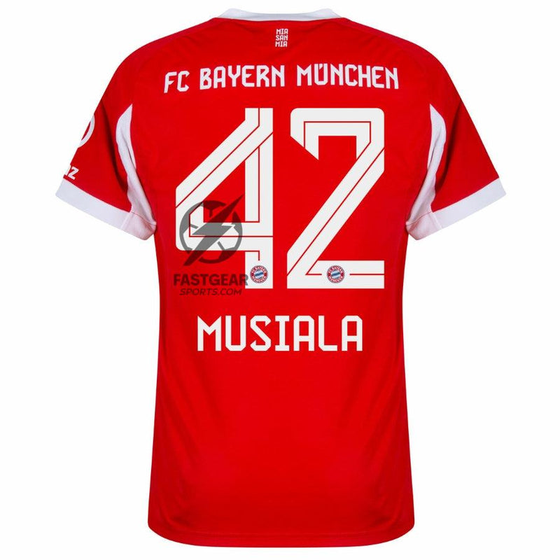 Bayern Munich Home Musiala 42 Fan Jersey 2025/26