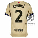 Barcelona Away Cubarsí 2 Fan Jersey 2025/26 Official Printing (UCL)