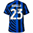 Inter Milan Barella 23 Home 2024/25 Patches UCL UEFA Foundation (Official Printing)
