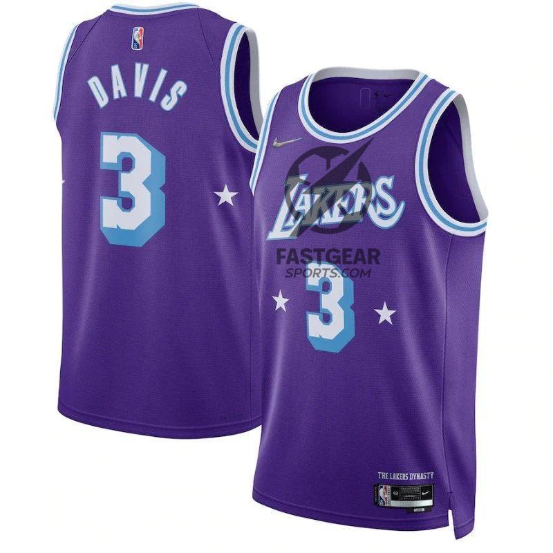 Anthony Davis Los Angeles Lakers 2022 NBA Jersey - Purple