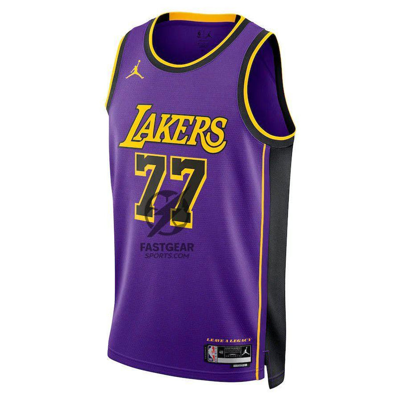 Luka Dončić - Los Angeles Lakers Statement Edition 2024 NBA Jersey - Purple - Unisex