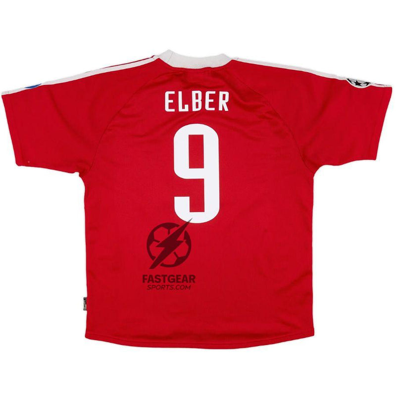 Elber #9 Bayern Munich Home Retro Jersey 2001/02