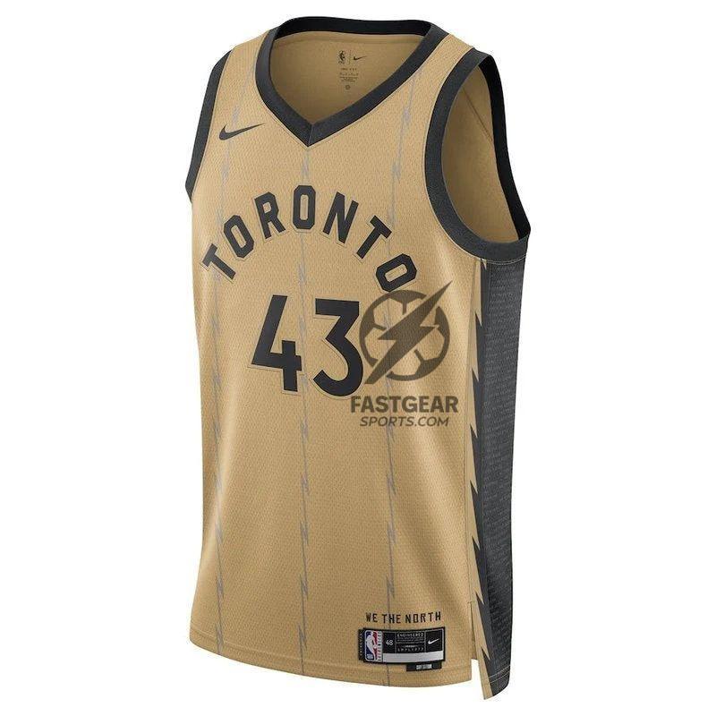 Pascal Siakam Toronto Raptors Unisex 23/24 NBA Jersey - Gold - City Edition