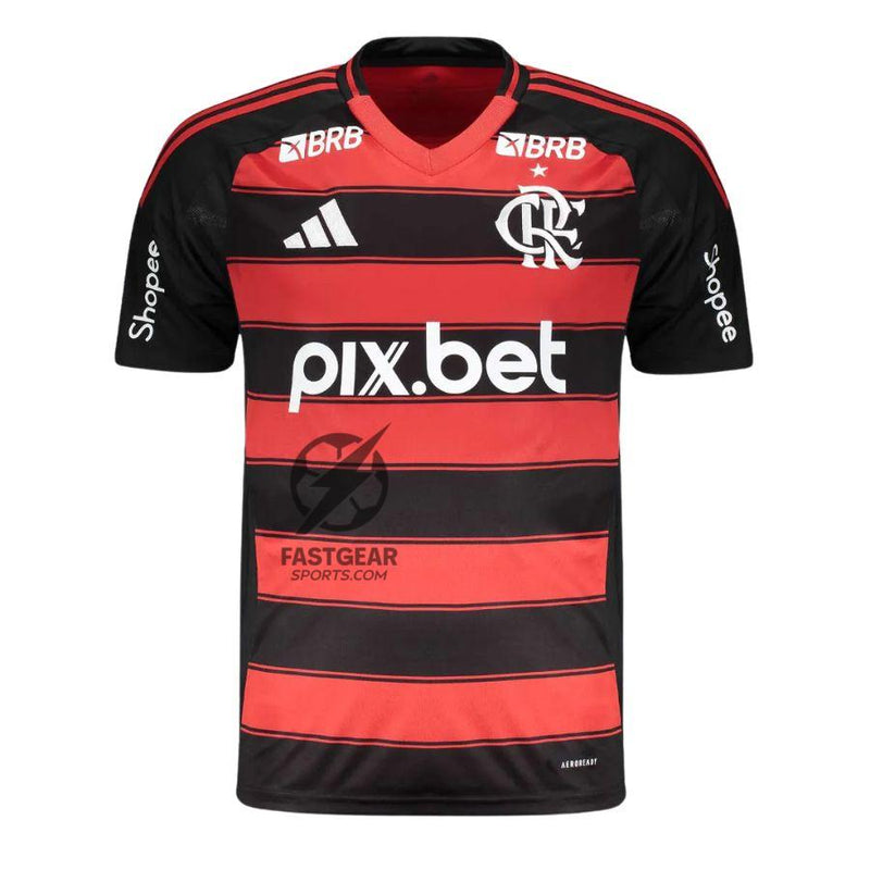Flamengo De Arrascaeta 10 Home Fan Jersey 2025/26