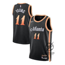 Trae Young Atlanta Hawks 22/23 Unisex NBA Jersey - City Edition - Black