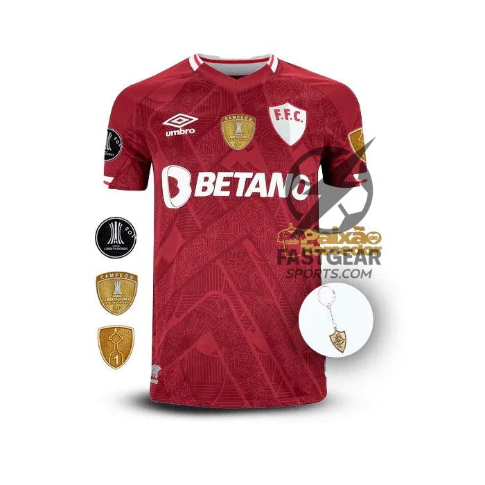 Fluminense Third 2023/24 Patchs Libertadores - Fan Version