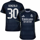 Real Madrid Gonzalo 30 Away Fan Jersey 2025/26