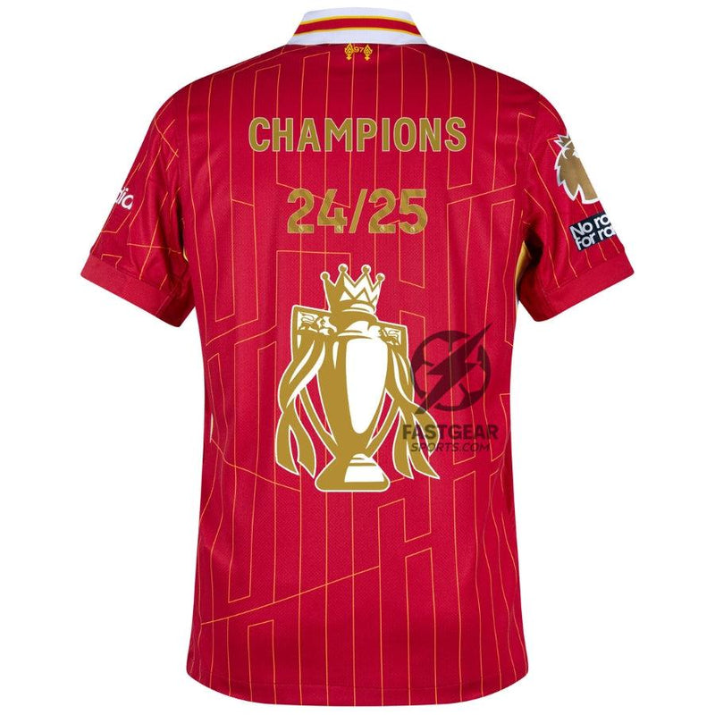 Liverpool Premier League Winners Trophy Edition Home Fan Jersey 2024/25