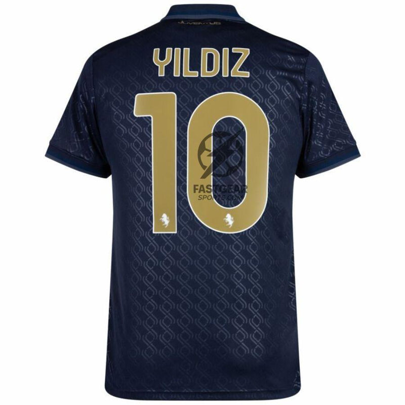Juventus Yldiz 10 Third 2024/25 Patches UCL UEFA Foundation (Official Printing)