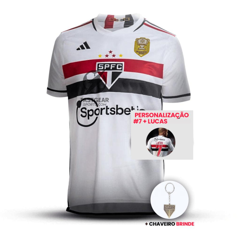 S?úo Paulo Home Jersey 2023/24 Patch Champion Copa do Brasil