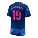 Atlético Madrid Julián Alvarez 19 Third Fan Jersey 2024/25 Patches UCL UEFA Foundation (Official Printing)