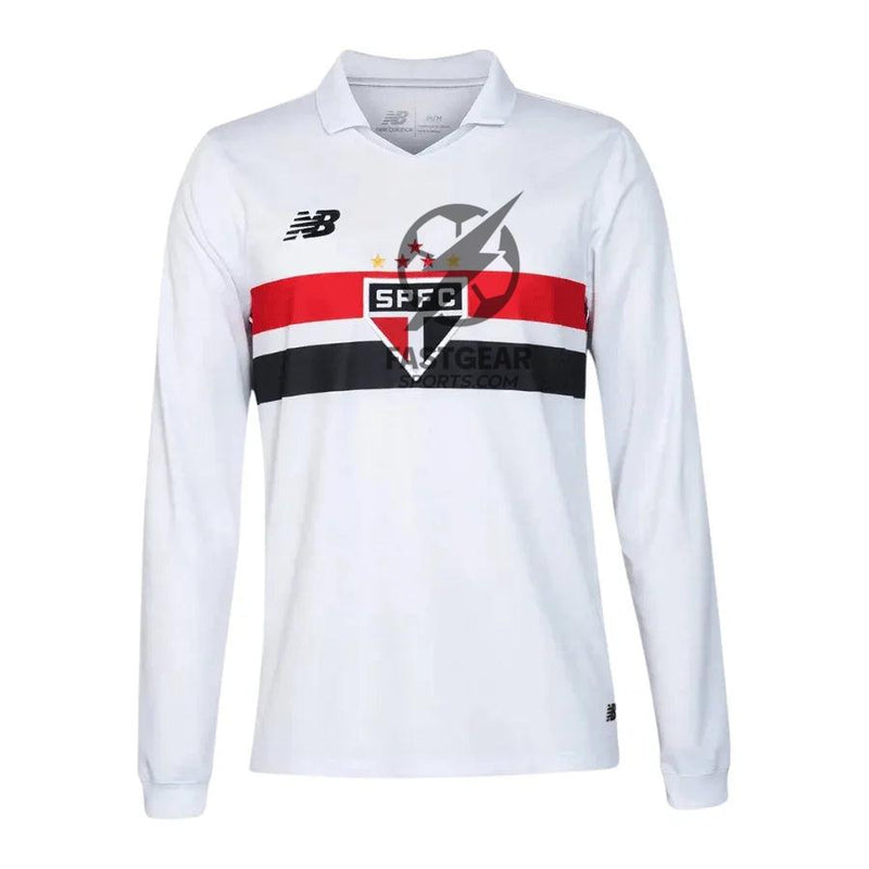 São Paulo Home Jersey Long Sleeve 2024/25