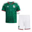 Kids Kit Mexico Home Fan Jersey Shirt 2026 World Cup