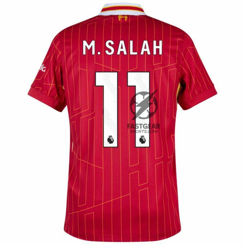Liverpool Home 2024/25 Patches UCL UEFA Foundation (Official Printing)