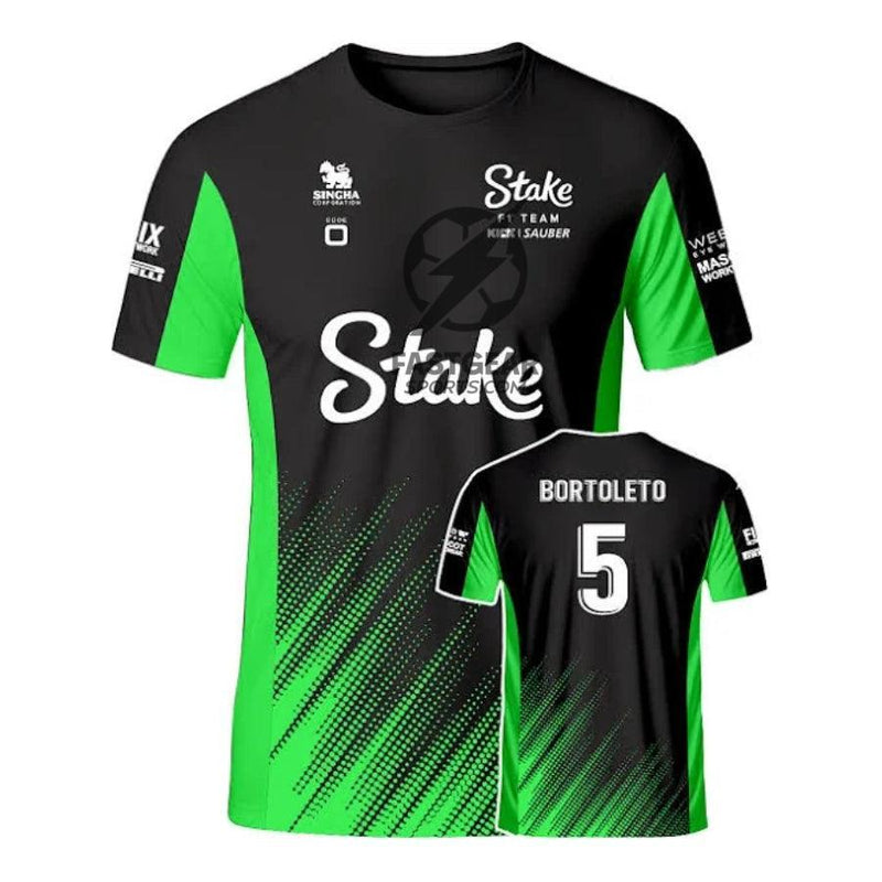 Kick Sauber 2025 Bortoleto 5 Team Set Up T-Shirt Formula 1 F1 Formula One