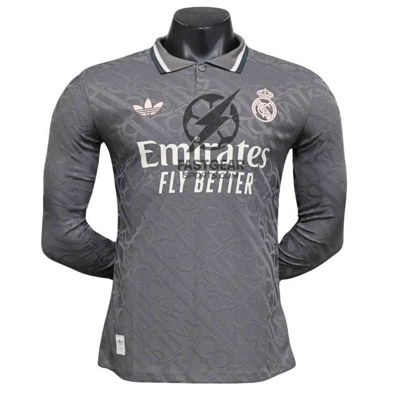 Real Madrid Third Authentic Player Long Sleeve 2024/25